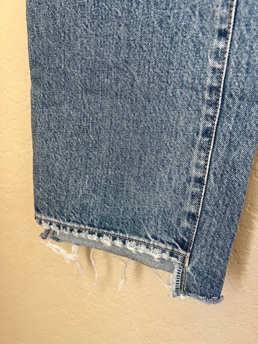 Moussy vintage step hem straight leg jeans 27 - Picture 4 of 8